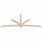 Ekena Millwork Davenport Smooth Timber Gable Bracket, Douglas Fir, 96"W x 44"H x 1 1/2"D x 3 1/2"F, 11/12 Pitch GBW096X44X0204DAV00SDF - alternate 2
